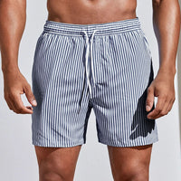 Grey/White fine stripes