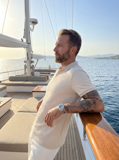 Cobalhaus Signature Weave Polo