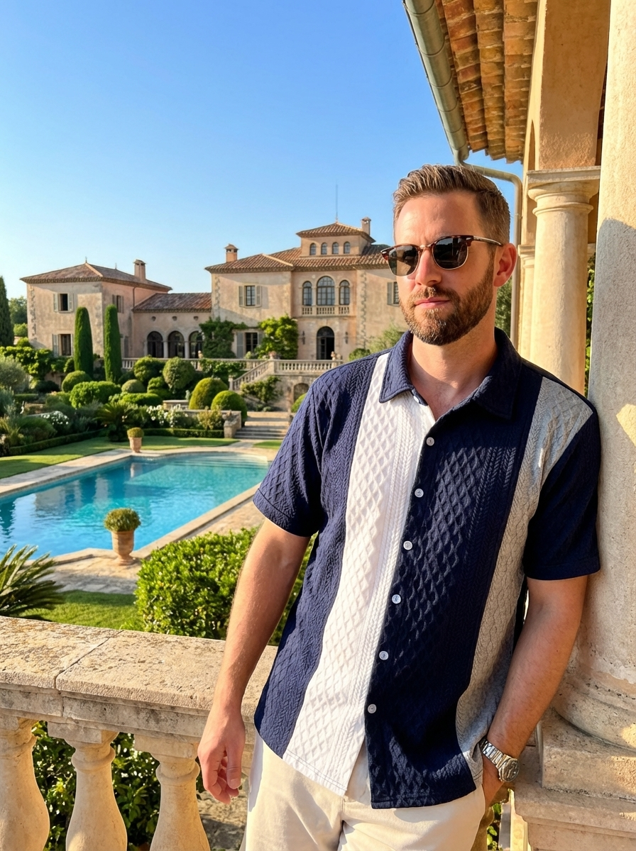 Cobalhaus Monaco Knit Polo
