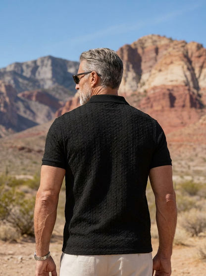 Cobalhaus Signature Weave Polo