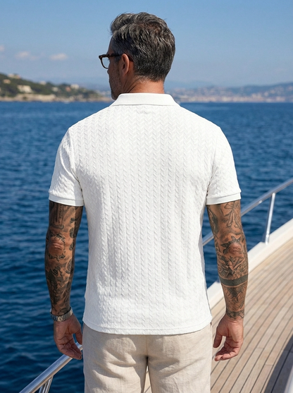 Cobalhaus Signature Weave Polo