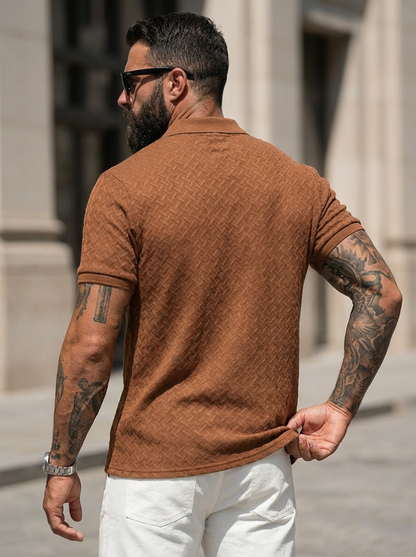 Cobalhaus Signature Weave Polo