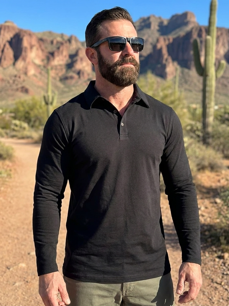 Urban Long-Sleeve Polo
