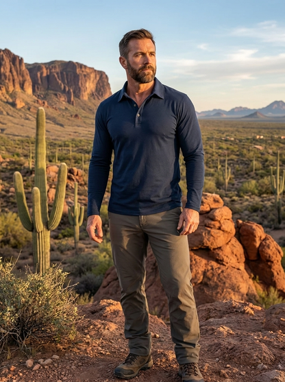 Urban Long-Sleeve Polo