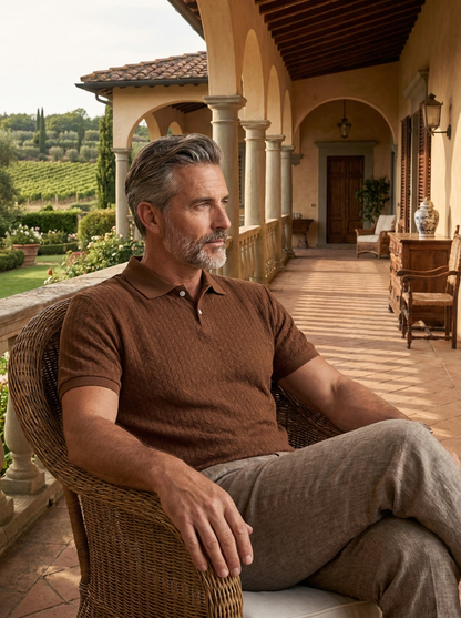 Cobalhaus Signature Weave Polo