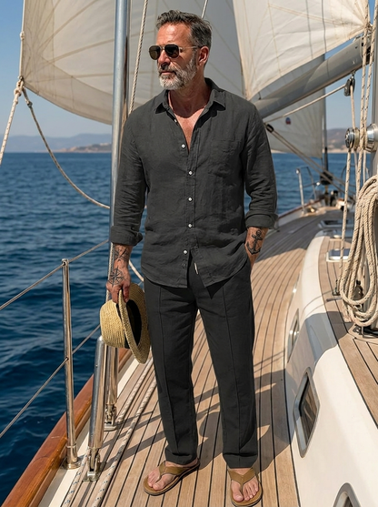 Riviera Linen Trousers
