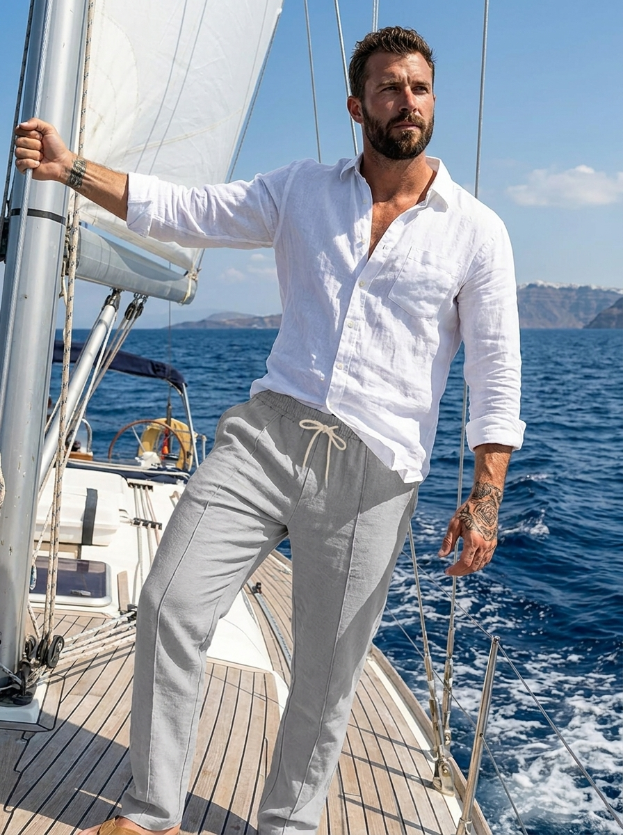 Riviera Linen Trousers