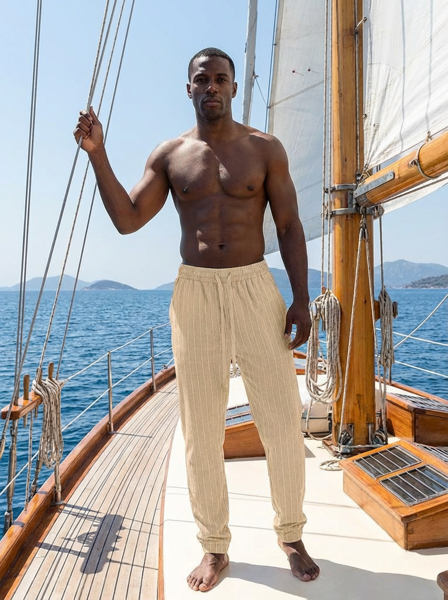 Porto Stripe Trousers