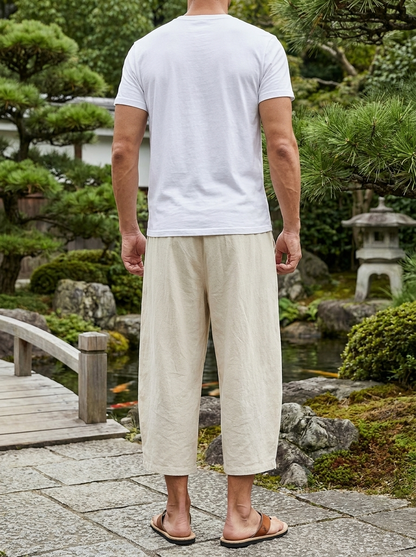 Zen Drift Cropped Pants (Japanese Style)