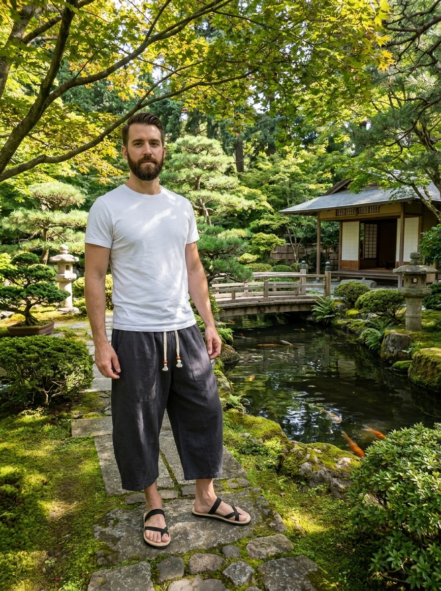 Zen Drift Cropped Pants (Japanese Style) – COBALHAUS