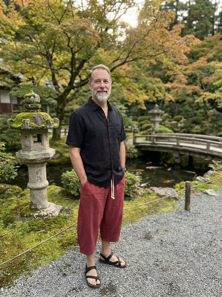 Zen Drift Cropped Pants (Japanese Style)