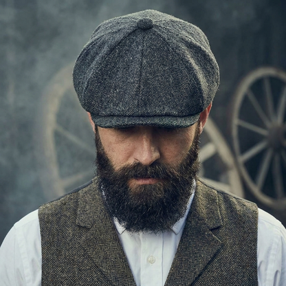Gatsby Herringbone Cap