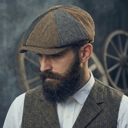 Gatsby Herringbone Cap