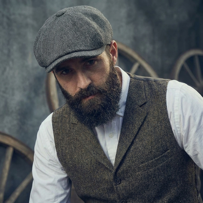 Gatsby Herringbone Cap