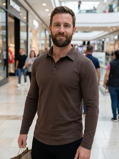 Urban Long-Sleeve Polo