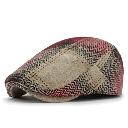 Cobalhaus Windsor Plaid Flat Cap