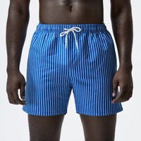 Royal Blue/White stripes